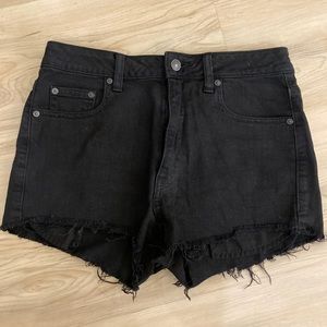 Talula Black Jean Shorts